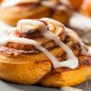 Frosted Cinnamon Roll Popcorn